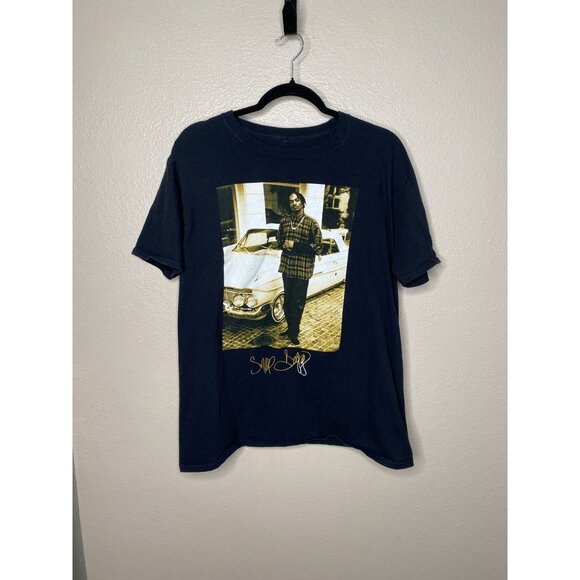Snoop Dogg Graphic Tee Large Black 100% Cotton Vintage Style Hip Hop Shirt - Picture 1 of 5